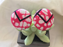 Load image into Gallery viewer, Pink Directional Button Earrings
