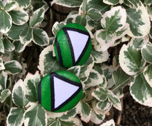 Load image into Gallery viewer, Renewal Series - Greeneyed Wonder Button Earring
