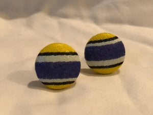 African Fabric - Cufflinks