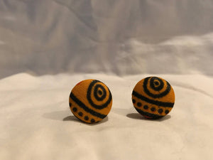 African Fabric - Cufflinks