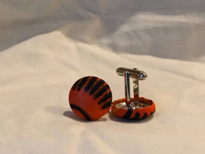 African Fabric - Cufflinks