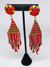 Load image into Gallery viewer, Beaded Tassel Earrings
