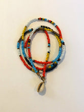 Load image into Gallery viewer, Cowrie Shell Beaded Necklace/Bracelet
