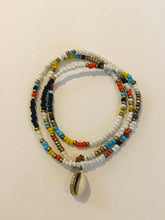 Load image into Gallery viewer, Cowrie Shell Beaded Necklace/Bracelet
