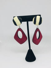 Load image into Gallery viewer, Button/Teardrop Dangle Earrings
