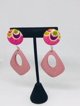 Load image into Gallery viewer, Button/Teardrop Dangle Earrings
